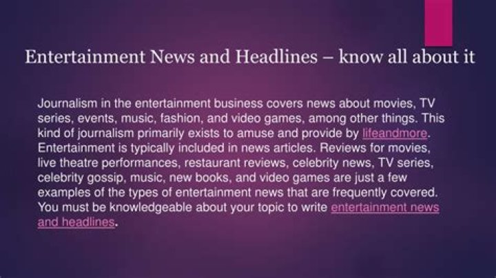 Entertainment | Celebrity Net Worth