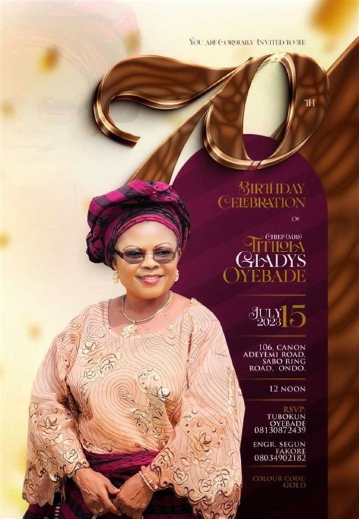 Inside A Nigerian Multi Millionaire's 70th Birthday Party